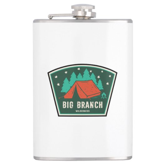 Big Branch Wilderness Vermont Camping Heupfles (Voorkant)