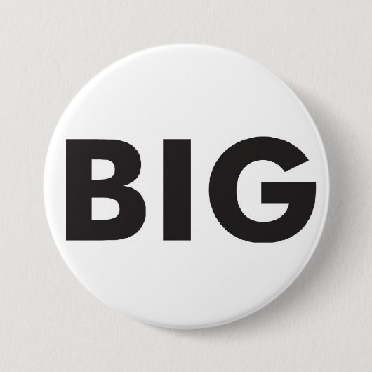 Big Brand Badge Ronde Button 7,6 Cm (Voorkant)