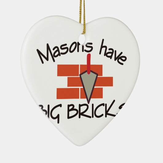 Big Bricks Keramisch Ornament (Rechts)