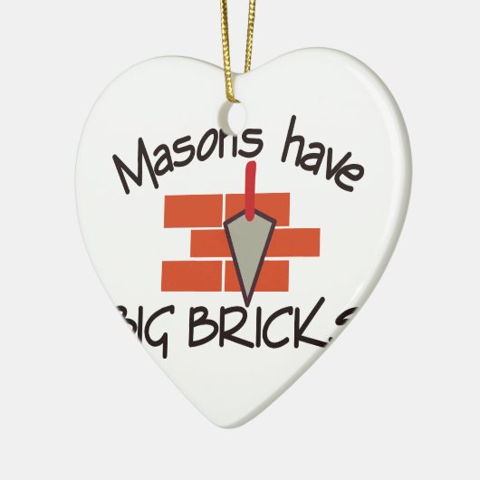 Big Bricks Keramisch Ornament (Links)