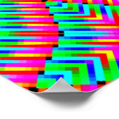 Big Bright Peace Sign-Poster Poster (Hoek)