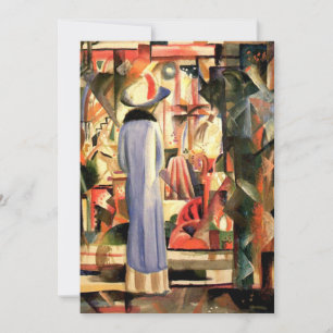 Big Bright Showcase van August Macke Feestdagenkaart