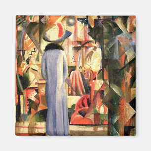 Big Bright Showcase van August Macke Magneet