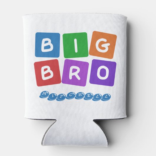 Big Bro aangepaste naam koelbox Blikjeskoeler (Achterkant)