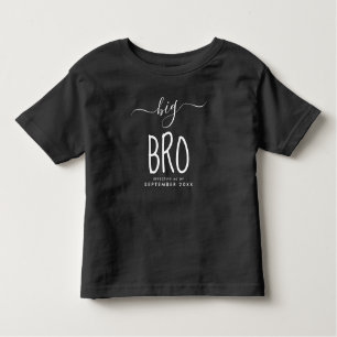 Big Bro   Aangepersonaliseerde New Baby Announceme Kinder Shirts