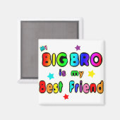 Big Bro Beste Vriend Magneet (Voorkant / Achterkant)