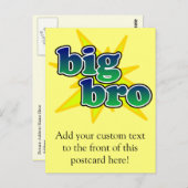 Big Bro Briefkaart (Voorkant / Achterkant)
