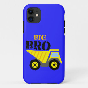 Big Bro Construction Yellow Dump Truck iPhone 11 Hoesje