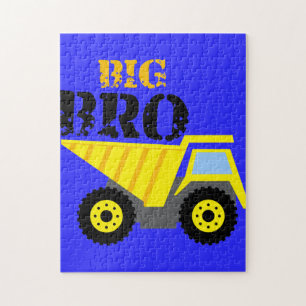 Big Bro Construction Yellow Dump Truck Legpuzzel