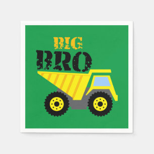Big Bro Construction Yellow Dump Truck Servet