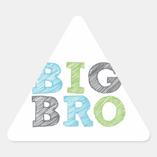 Big Bro Driehoek Sticker