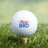 BIG BRO in rood en blauw Golfballen (Insitu Shirt)