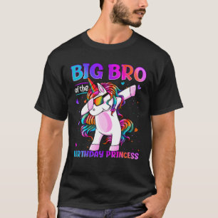 Big Bro van de Birthday prinses Dabbing Unicorn B T-shirt