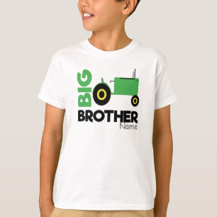 Big broer matching tractor sibling t-shirt