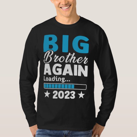 Big Brother 2023 Loading Baby Announcement First T T-shirt (Voorkant)