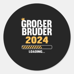 Big Brother 2024 Laden Zwangerschap Aankondiging Ronde Sticker