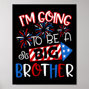 Big Brother 4 juli Fireworks Pregnancy Announounc Poster