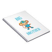Big Brother Aangepaste Monkey-tekst Notitieboek (Rechterzijde)
