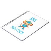 Big Brother Aangepaste Monkey-tekst Notitieboek (Linkerzijde)