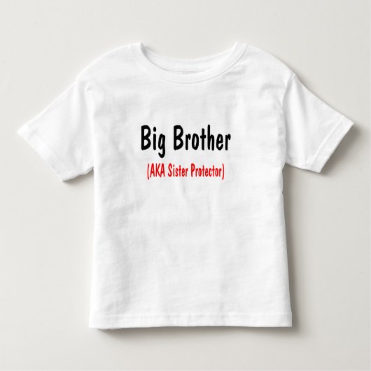 Big Brother (AKA Zuster Protector) Kinder Shirts (Voorkant)