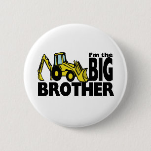Big Brother Backhoe Ronde Button 5,7 Cm