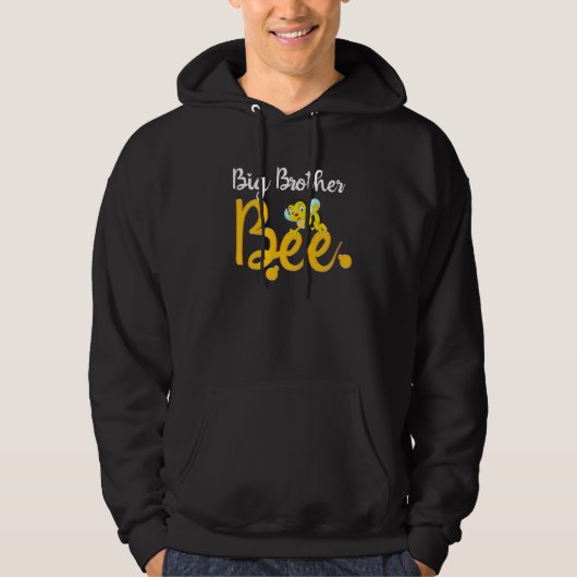 Big Brother Bee Matching Family First Bee Day T - Hoodie (Voorkant)