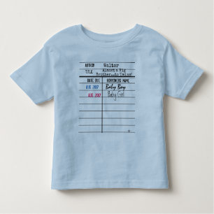 Big Brother/Big Sister Library Vervaldatum Kaart S Kinder Shirts