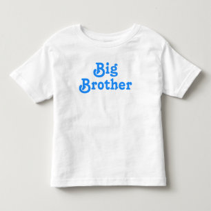 Big Brother Blauwe Typografie  Kinder Shirts