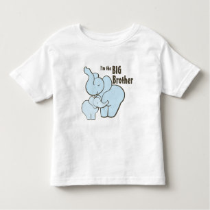 Big Brother Blue Elephant Kinder Shirts