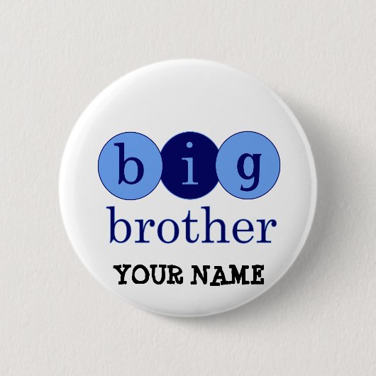 Big Brother - Circles Ronde Button 5,7 Cm (Voorkant)