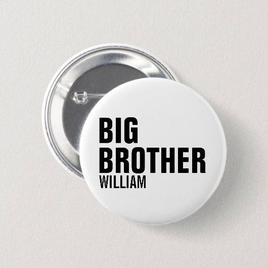 Big Brother Custom Round Button (Voorkant /achterkant)