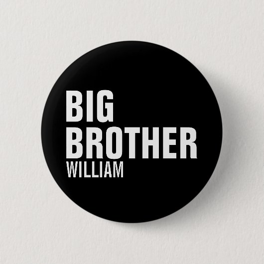 Big Brother Custom Round Button (Voorkant)