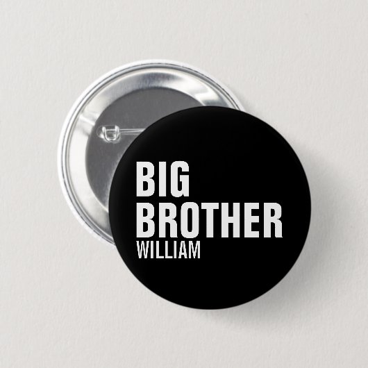 Big Brother Custom Round Button (Voorkant /achterkant)