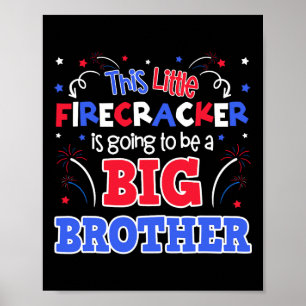 Big Brother Cute 4 juli Zwangerschap Announemen Poster