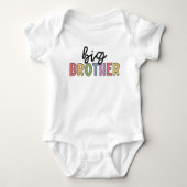 Big Brother Cute promoot aan broer Romper (Voorkant)