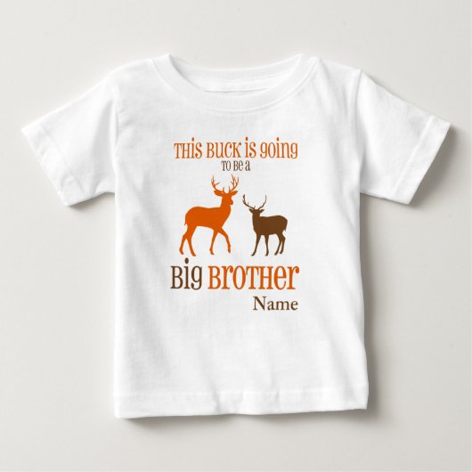 Big Brother Deer T-shirt personnalisé (Devant)