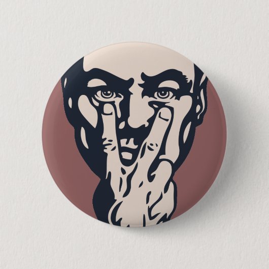 Big Brother die kijkt Ronde Button 5,7 Cm (Voorkant)