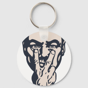 Big Brother die kijkt Sleutelhanger