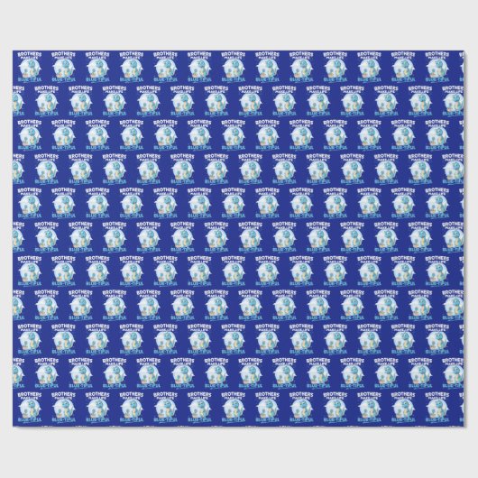 Big Brother Dinosaur Beautiful Life Pun Cadeaupapier (Vlak)