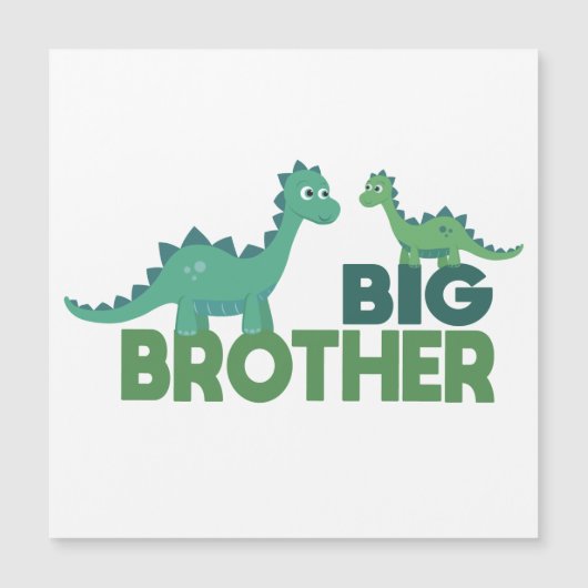 Big Brother dinosaur cartoon jongens (Voorkant)