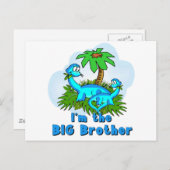 Big Brother Dinosaurs Briefkaart (Voorkant / Achterkant)