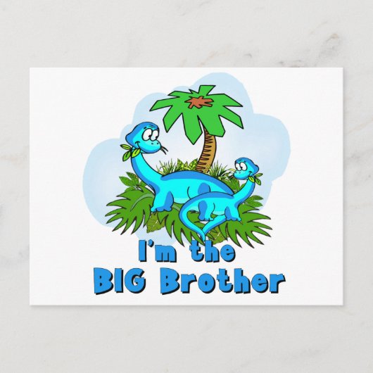 Big Brother Dinosaurs Briefkaart (Voorkant)