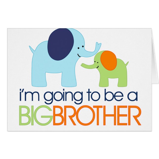 Big Brother Elephant T-shirt (Voorkant Horizontaal)