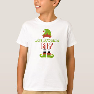 Big Brother Elf Kerstmis Cute T-Shirt