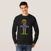 Big Brother Elf Matching Family, Kerstmis Pa T-shirt (Voorkant volledig)