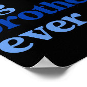 Big Brother Ever Gray With Blue Text Boys _1 Poster (Hoek)