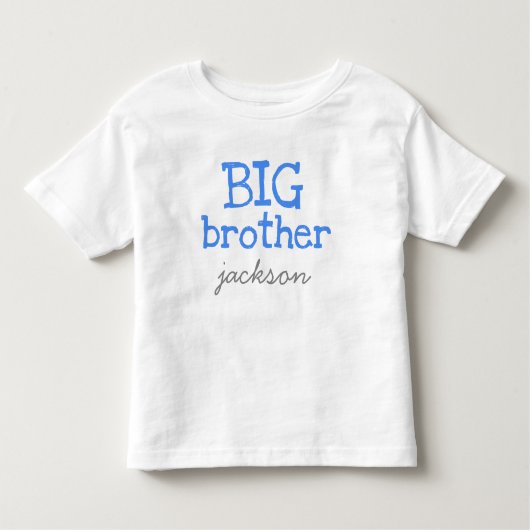 Big Brother Gepersonaliseerd Kinder Shirts (Voorkant)