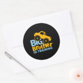 Big Brother in opleiding Ronde Sticker (Envelop)