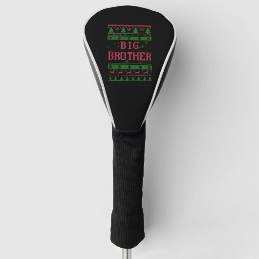 Big Brother Kerstmis Golfheadcover (Voorkant)