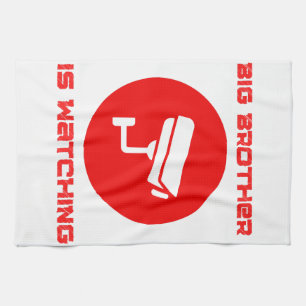 Big Brother kijkt 1984 ingsoc Theedoek